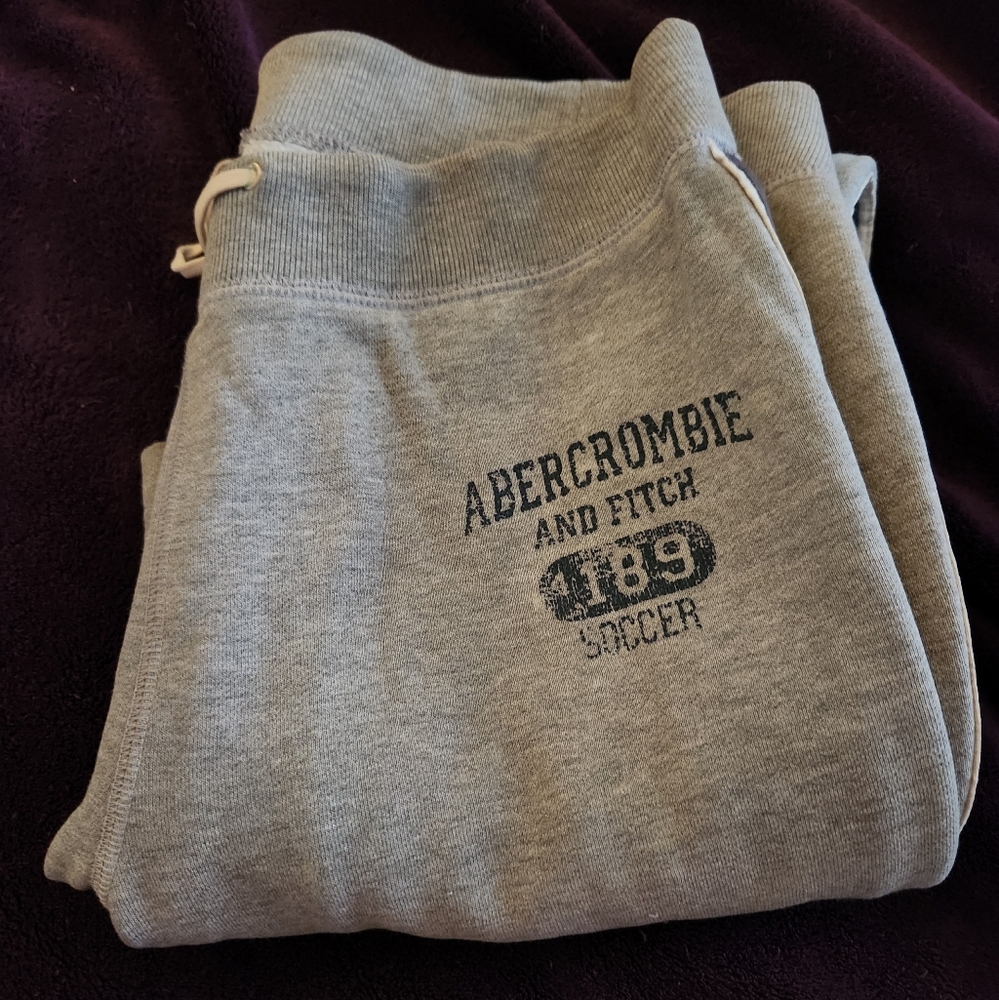 Vintage Abercrombie & Fitch Heather Gray Sweat Pants XS